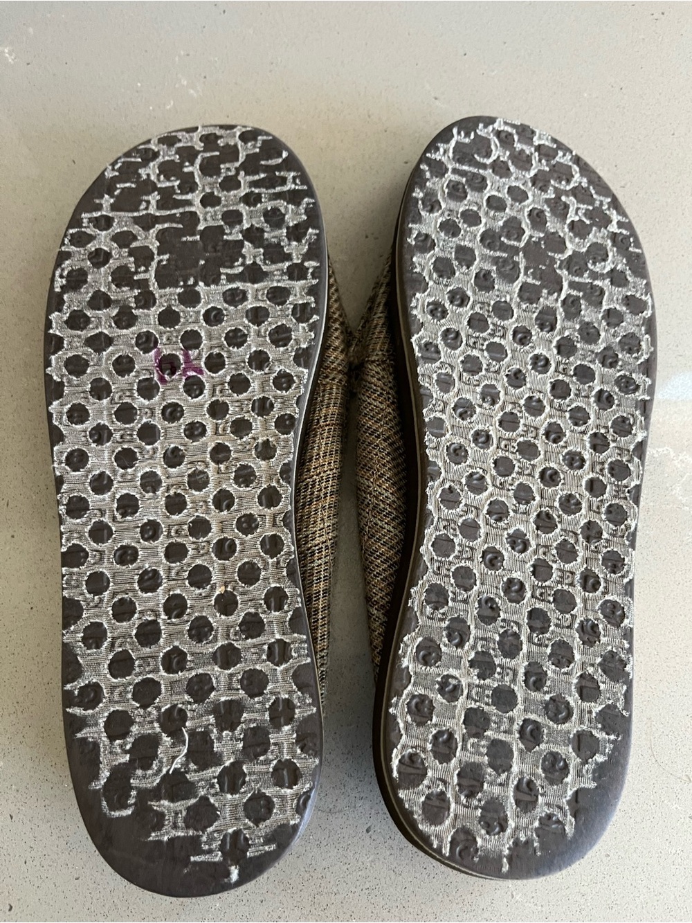 Sanuk Sunbrella Women's Flats Shoes Brown Casual Slip On Boat Shoes Size 8 - Picture 11 of 13